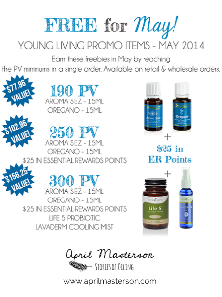 Young Living May Promotion