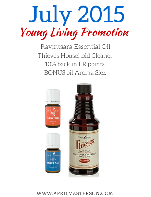 Young Living July 2015 Promotion