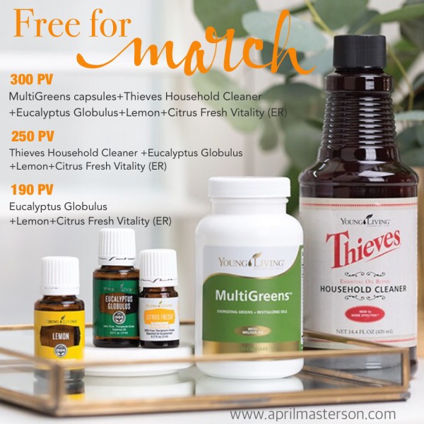 March 2016 Young Living Promotion