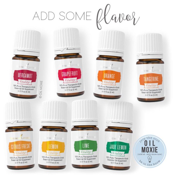 Add some flavor with essential oils