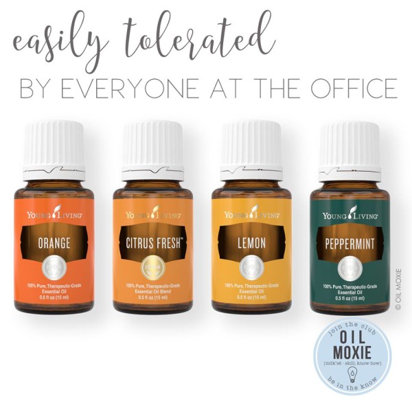 Using essential oils at work