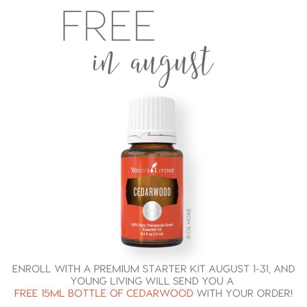 Cedarwood FREE in August