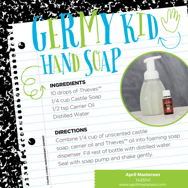 Essential oil hand soap