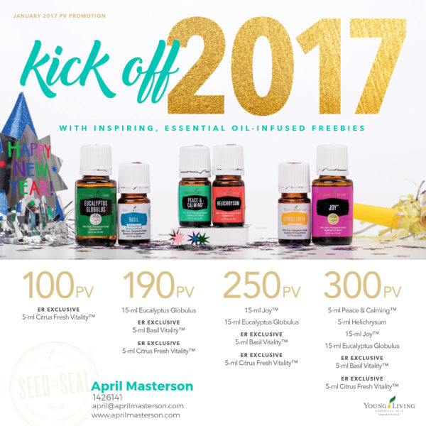 January 2017 Young Living Promotion