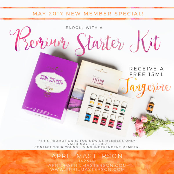 Enrollment Promotion Young Living May 2017