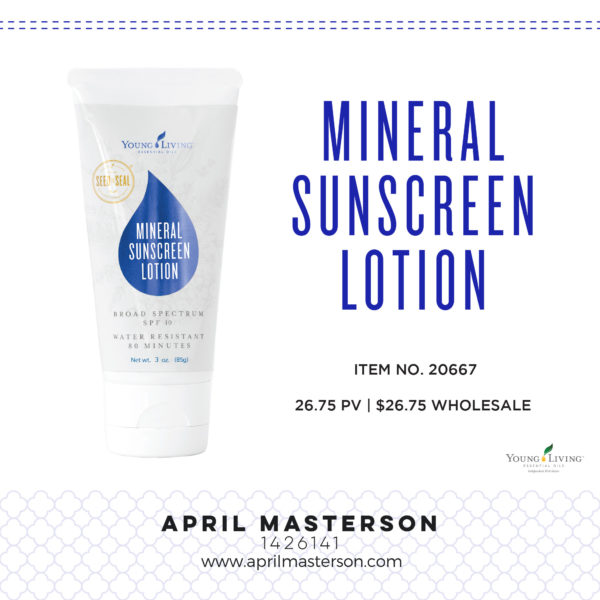 Young Living Mineral Sunscreen Lotion