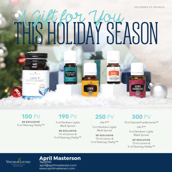 Young Living December 2017 Promotion