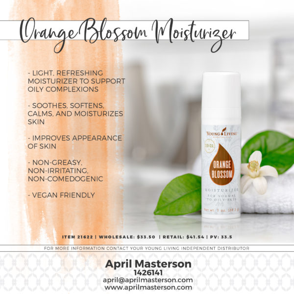 Orange Blossom Moisturizer