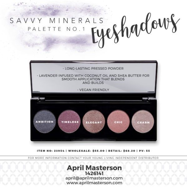 Young Living Savvy Minerals Eyeshadows