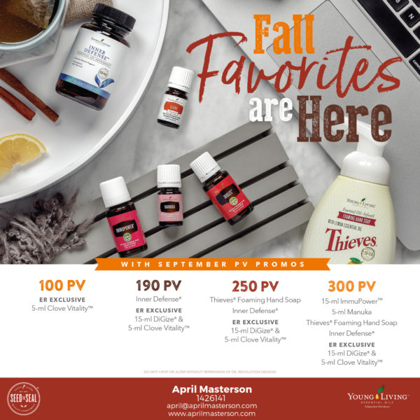 September 2018 Young Living Promotion