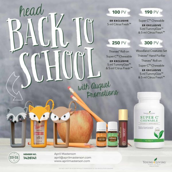 August 2019 Young Living Promotion