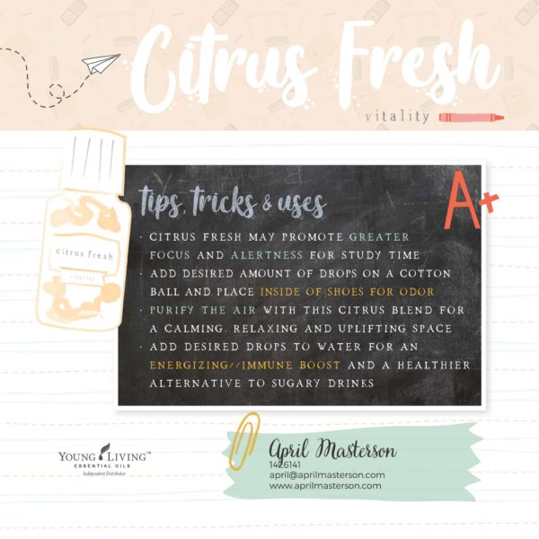 Back to School with Citrus Fresh