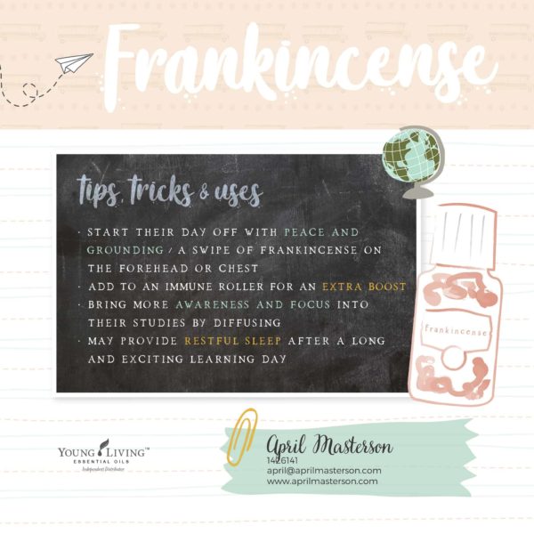 Back to School with Frankincense