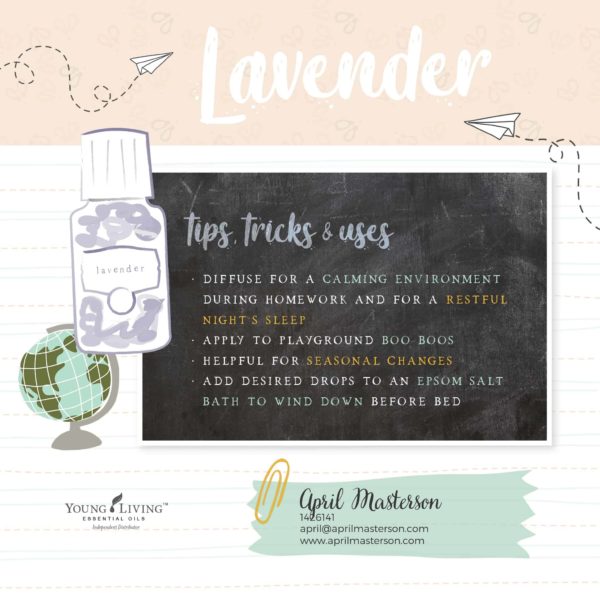 Back to School with Lavender